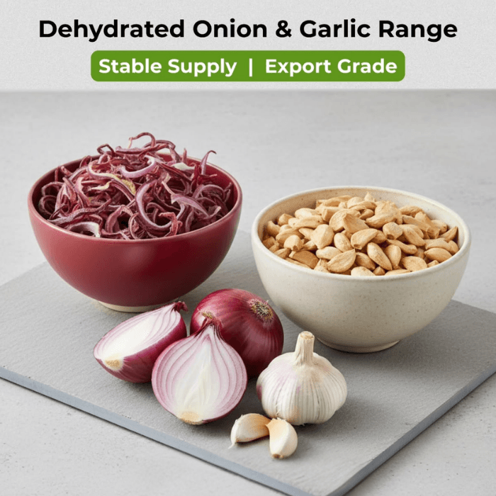 Dehydrated Onions & Garlic Range